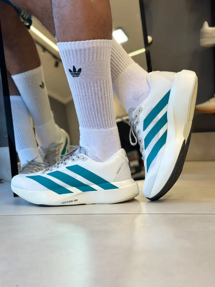 Adidas Adizero Evo SL Branco Verde Água