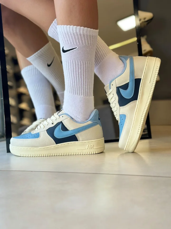 Nike Air Force 1 07 Off White Blue
