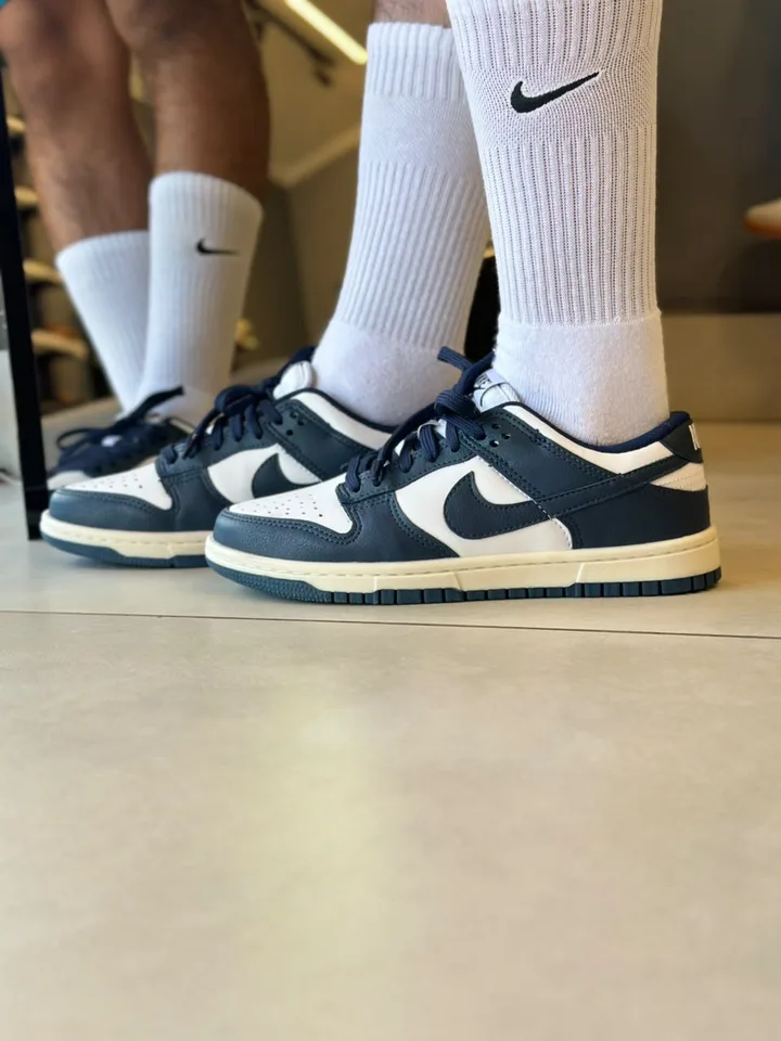 Nike Dunk Low Branco Azul