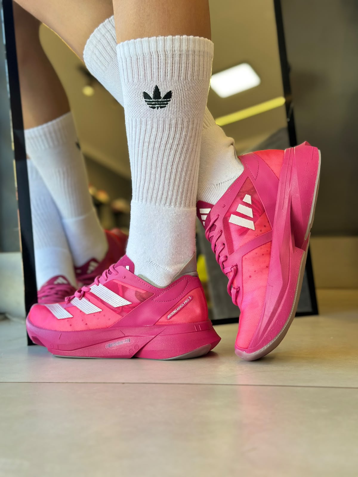 Adidas Adizero Adios Pro 3 Rosa Choque