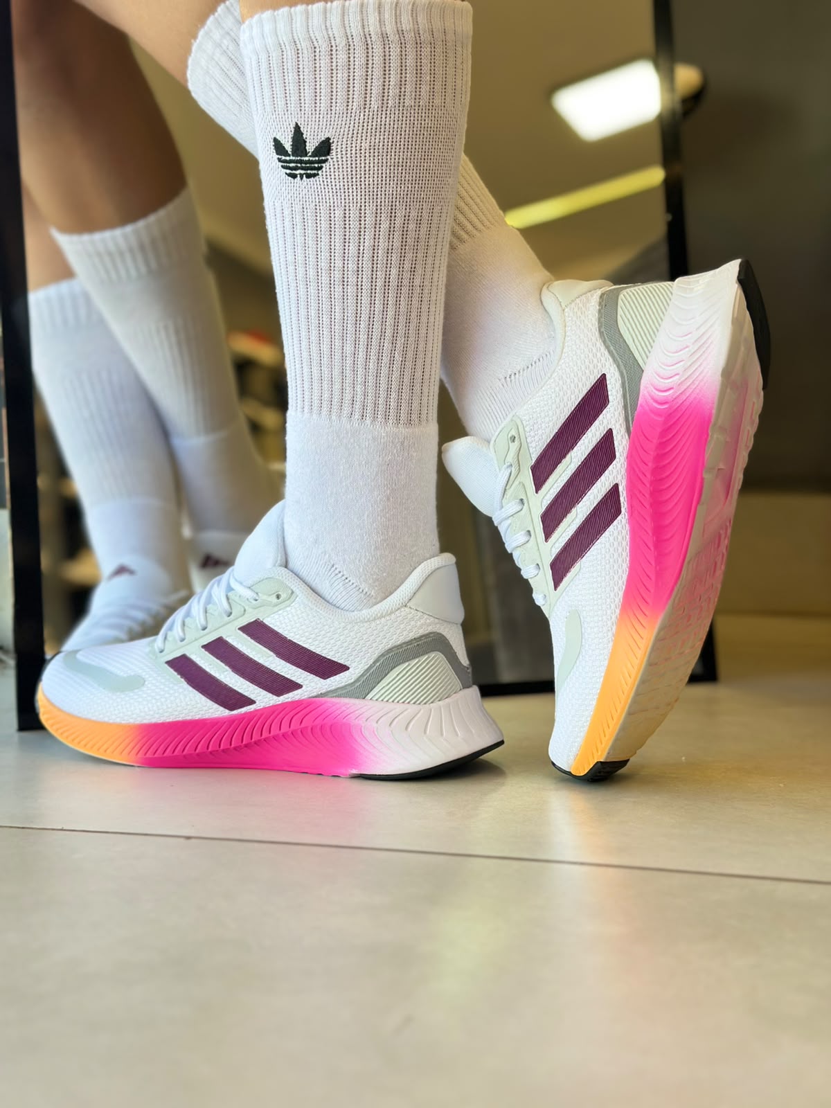 Adidas Falcon 5 Branco Uva