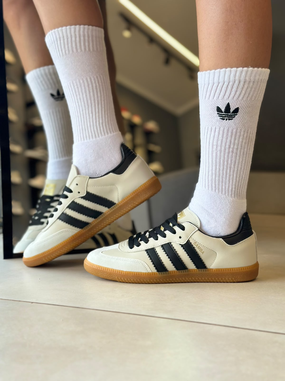 Adidas Samba Preto Off Premium