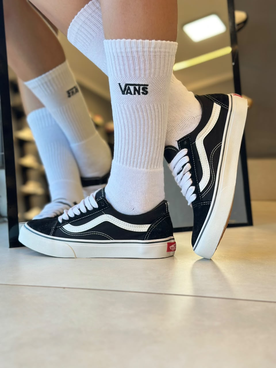 Vans Old Skool Preto Branco
